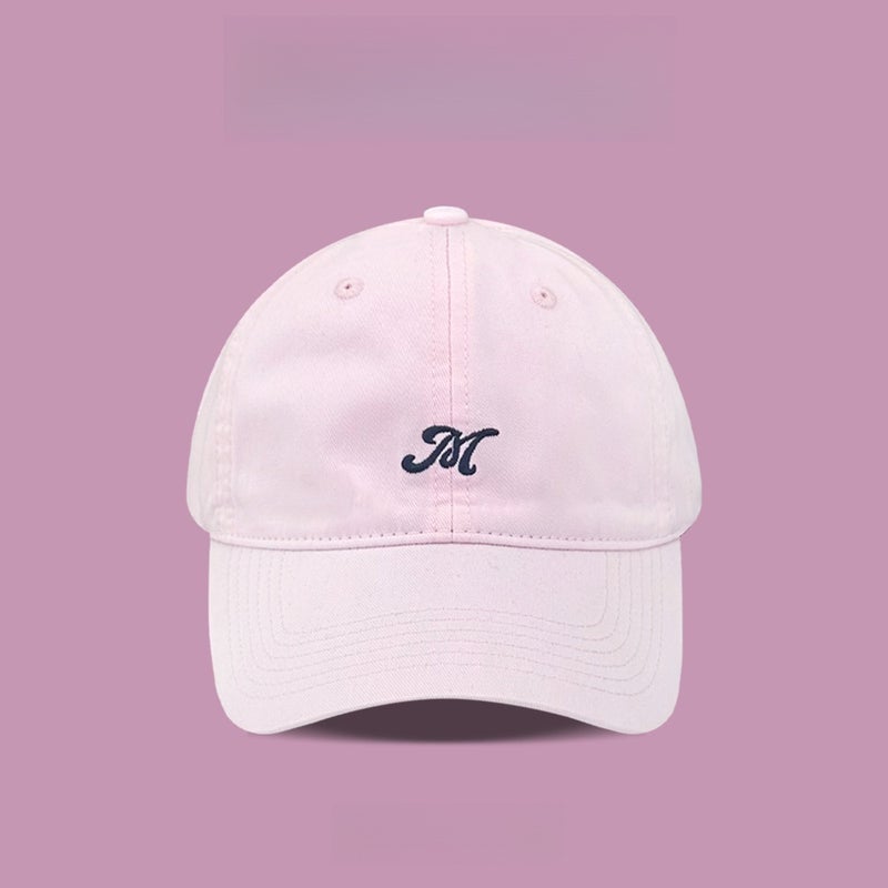 Korean Style Small Fresh Simple Letter Embroidered Baseball Cap Women'S Summer Fashion All-Match Milk Yellow Couple Cap - Image 4